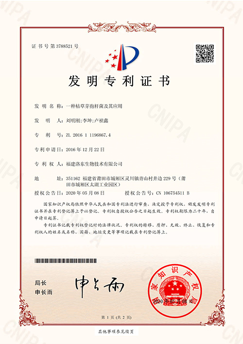 一种枯草芽孢杆菌及其应用